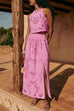 Camilladress Lace Hollow Out Slit A-line Maxi Skirt