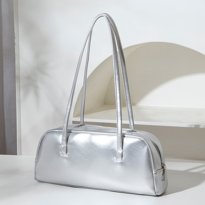 Camilladress Top Handle Faux Leather Shoulder Bag