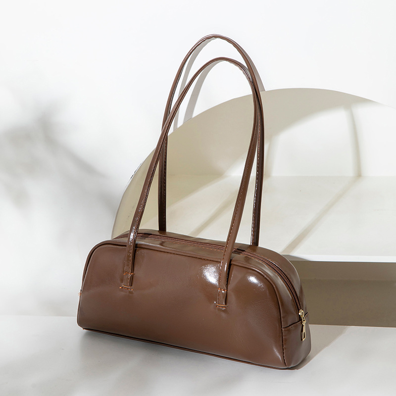 Camilladress Top Handle Faux Leather Shoulder Bag