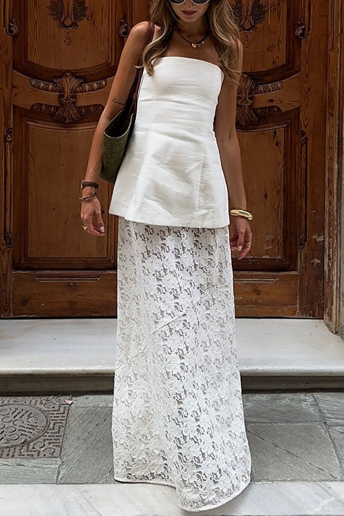 Camilladress Chicest Strapless Tube Solid Top