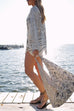 Camilladress Collared V Neck Shirt and Side Slit Shorts Vitamin Sea Print Set