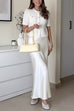 Camilladress Elegant High Rise Satin Midi Skirt