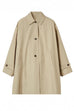 Camilladress Lapel Single Breasted Pocketed Oversized Coat