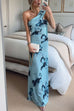 Camilladress Strapless Tube Floral Print Bodycon Maxi Dress