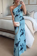 Camilladress Strapless Tube Floral Print Bodycon Maxi Dress