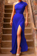 Camilladress Cold Shoulder Waisted High Split Party Dress