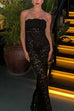 Camilladress Strapless Lace Hollow Out Bodycon Maxi Dress