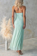 Camilladress One Shoulder Slit Ruffle Mesh Maxi Dress