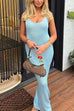 Camilladress U Neck Sleeveless Sequin Bodycon Maxi Dress