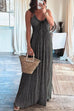 Camilladress Halter Backless Tie Knot Printed Maxi Vacation Dress