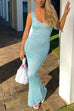 Camilladress U Neck Sleeveless Sequin Bodycon Maxi Dress
