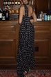 Camilladress Ruffle Hem Polka Dot Maxi Cami Dress