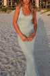 Camilladress U Neck Sleeveless Sequin Bodycon Maxi Dress