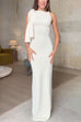 Camilladress Elegant Sleeveless Tie Shoulder Bodycon Maxi Dress