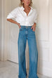Camilladress Lapel Long Sleeves Button Up Blouse Shirt