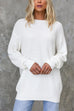 Camilladress Crewneck Drop Shoulder Solid Pullover Sweater