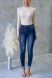 Camilladress Long Sleeves Slim Fit Basic Ribbed Knit Top