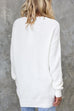 Camilladress Crewneck Drop Shoulder Solid Pullover Sweater
