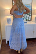 Camilladress Sleeveless Crop Top and A-line Maxi Skirt Lace Set